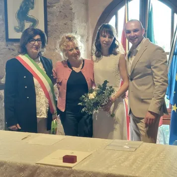 Matrimonio civile a Palazzo Duchi di Santo Stefano, Taormina